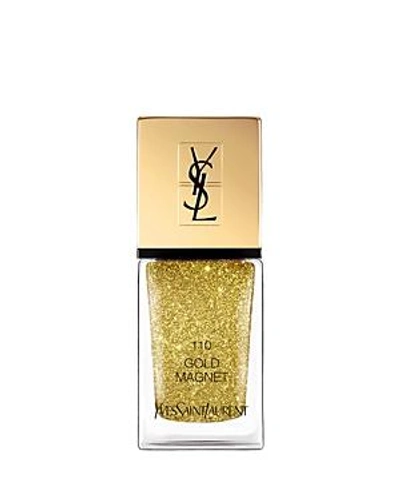 Saint Laurent Gold Attraction Collector Nail Couture Polish In 110 Gold Magnet