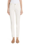 Lafayette 148 Mercer Skinny Jeans In Ecru