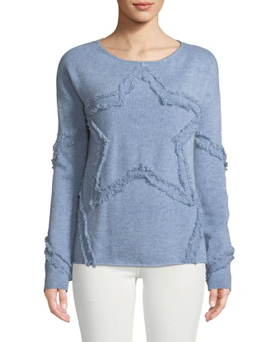 Lisa Todd Petite Starlet Cashmere Sweater In Chambray