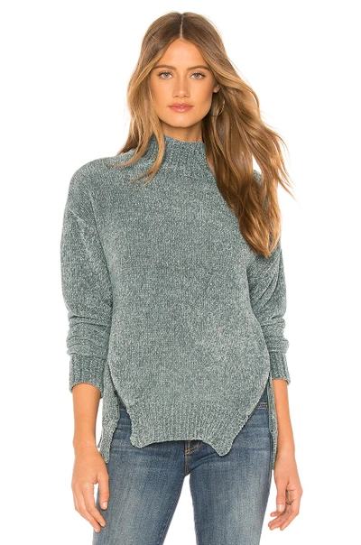 Lovers & Friends Delridge Chenille Sweater In Heather Grey