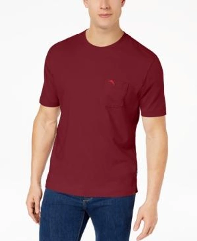 Tommy Bahama 'new Bali Sky' Original Fit Crewneck Pocket T-shirt In Plum Raisin