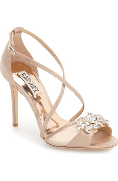 Badgley Mischka 'gala' Crystal Embellished Evening Sandal (women ...