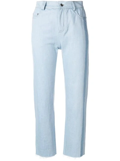 Act N°1 High-waisted Trousers - Blue