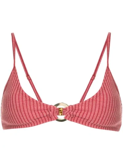 Duskii Long Island Bikini Top In Pink