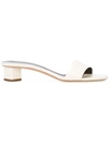 The Row Low-heel Slides In White