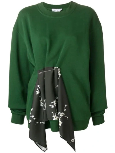 Act N°1 Scarf Sweatshirt In Green