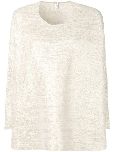 Boboutic Loose Fitting Sweater In Neutrals