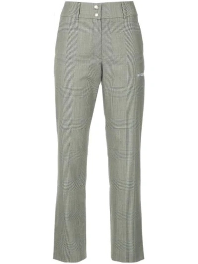 Misbhv Houndstooth Slim In Grey