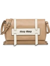 Miu Miu Grace Lux Shoulder Bag - Brown