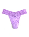 Hanky Panky Cotton With A Conscience Original-rise Thong In Water Lily
