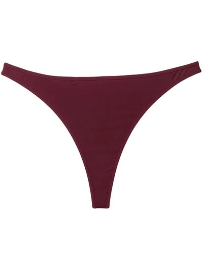 Marlies Dekkers Femme Fatale 2cm Thong In Bordeaux