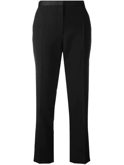 Joseph Zod Grain De Poudre Trousers In Black