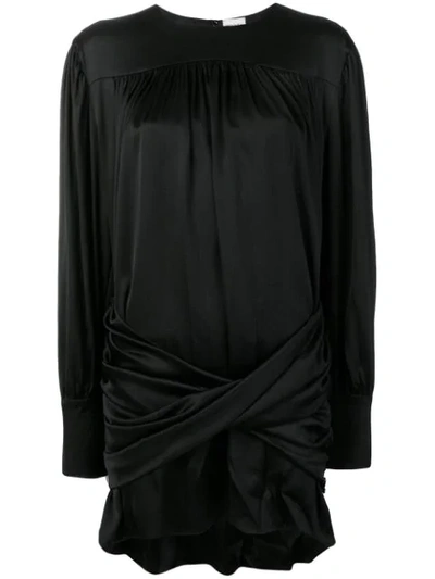 Magda Butrym Pearl Embellished Cocktail Dress In Black