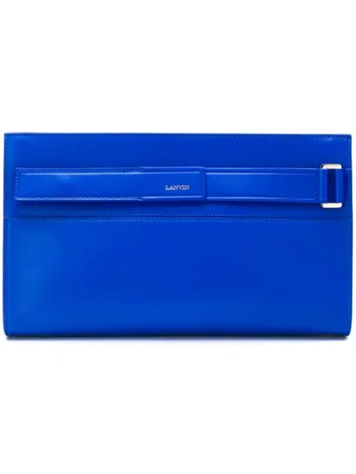 Lanvin Réglisse Clutch - Blue