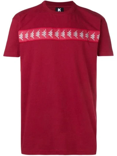 Kappa Logo Band T-shirt In Red