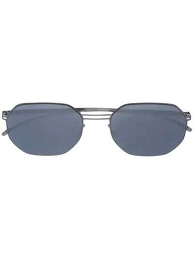 Mykita Octagonal Sunglasses In Metallic