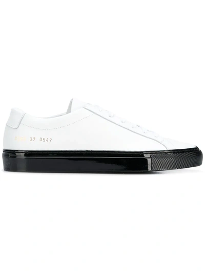 Common Projects Achilles Low White Leather Sneakers