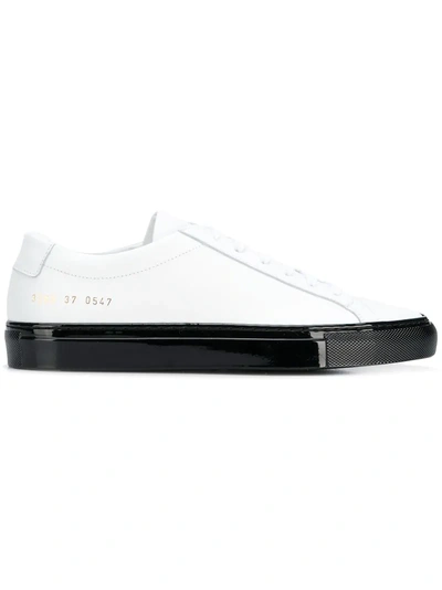 Common Projects Achilles Low White Leather Sneakers In White