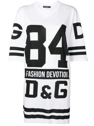 Dolce & Gabbana Oversized 84 T-shirt - White