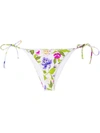 Mc2 Saint Barth Floral Print Bikini Bottoms - Multicolour