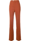 Chloé Bootcut Trousers In Brown