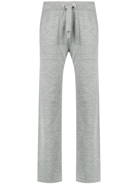 Eleventy Drawstring Waist Trousers In Grey | ModeSens