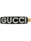 Gucci Tortoiseshell Logo Barette - Black