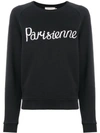 Maison Kitsuné Parisienne Sweatshirt - Black