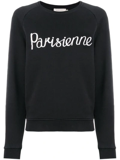 Maison Kitsuné Parisienne Sweatshirt - Black