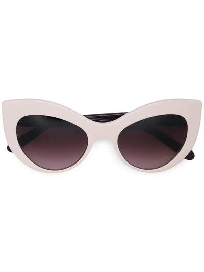 Prism Cat Eye Sunglasses - White