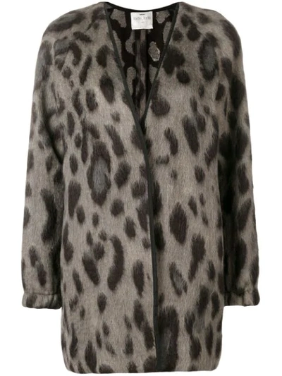Forte Forte Leopard Print Jacket - Grey