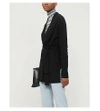 Theory Malinka Belted Cashmere Cardigan In Black