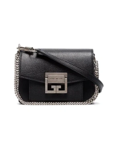 Givenchy Mini Gv3 Leather Crossbody Bag - Black