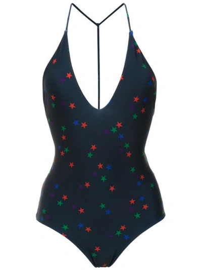 Nk Printed Swimsuit - Blue