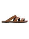 Gloria Coelho Japonesa Leather Sandals In Brown