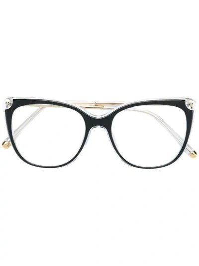 Dolce & Gabbana Boxy Framed Glasses In Black