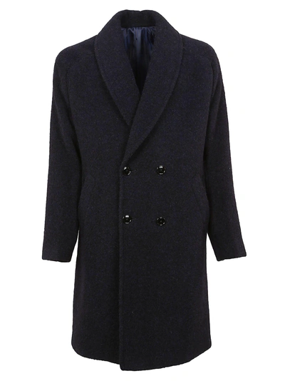 Massimo Piombo Double Breasted Coat In 1