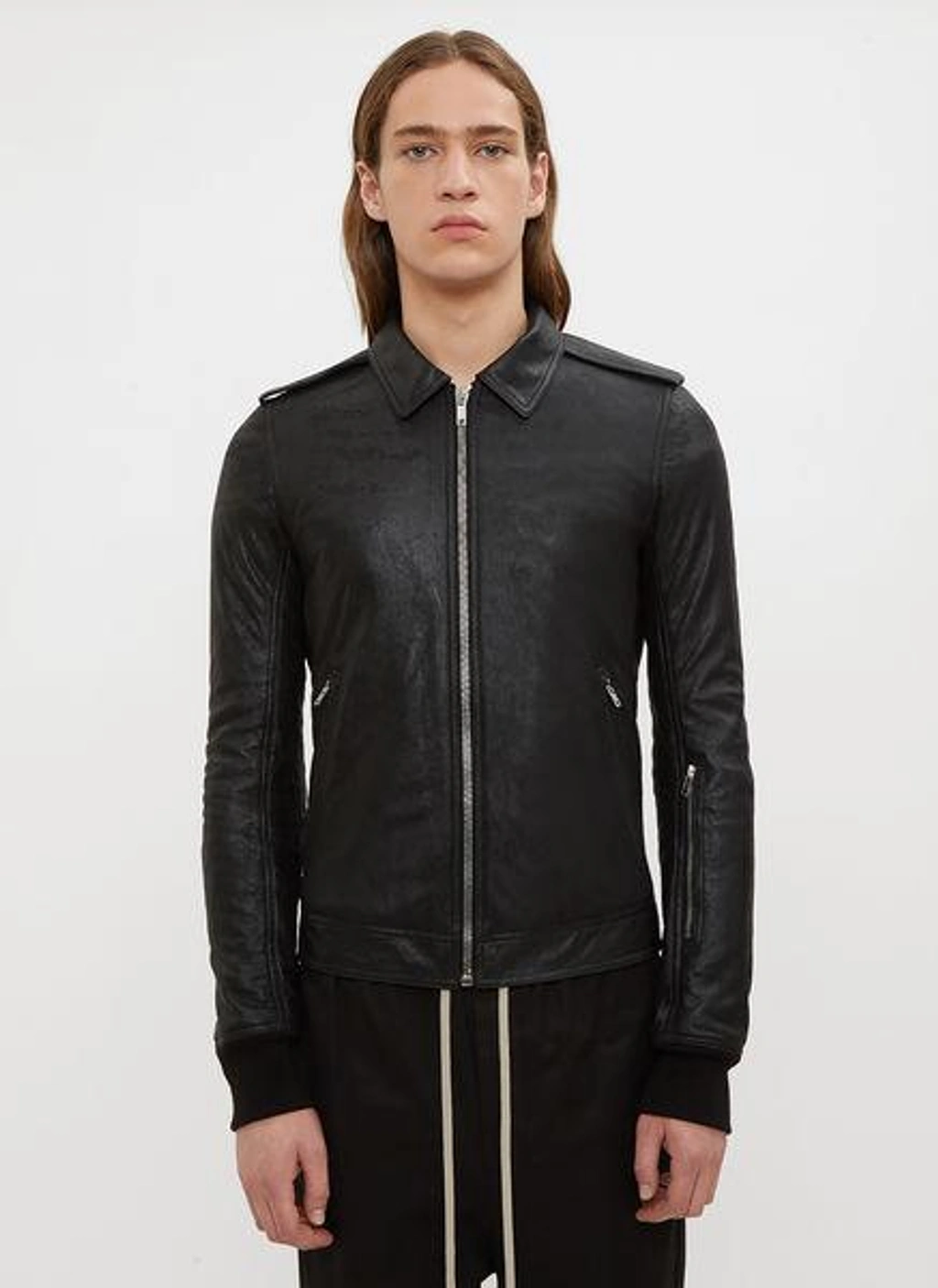 Rick Owens 黒 レザージャケットFW18 Rotterdam 9303022?w=1024