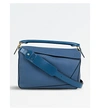 Loewe Puzzle Medium Multi-function Leather Bag In Indigo