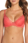 Natori Flora Contour Underwire Bra In Calypso Coral