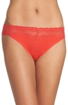 Natori Bliss Perfection Bikini In Cherry Red