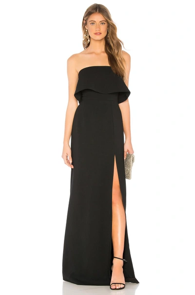 Lovers & Friends Anzen Gown In Black