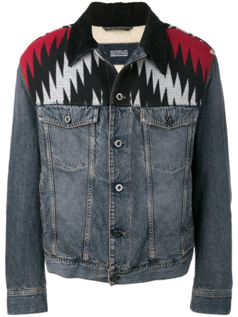 diesel black gold denim jacket