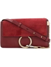 Chloé Faye Small Shoulder Bag In Red