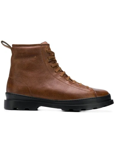 Camper Brutus Hiking Boots - Brown In Brown