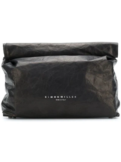 Simon Miller Paper Bag Clutch - Black