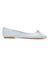 Sarah Chofakian Leather Ballerinas In Blue