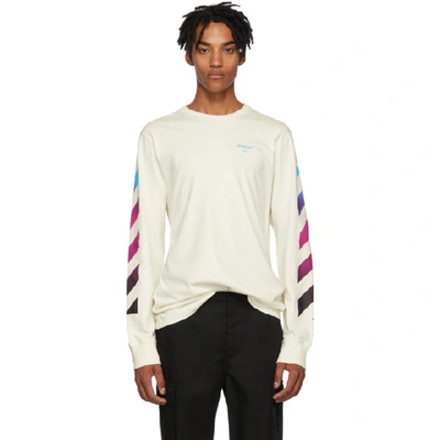 Off-white Gradient Arrows Jersey T-shirt In White | ModeSens