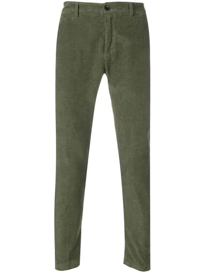 Department 5 Corduroy Skinny Trousers In Green