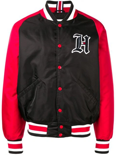 Tommy Hilfiger Hilfiger Collection Lewis Hamilton Varsity Jacket - Black |  ModeSens